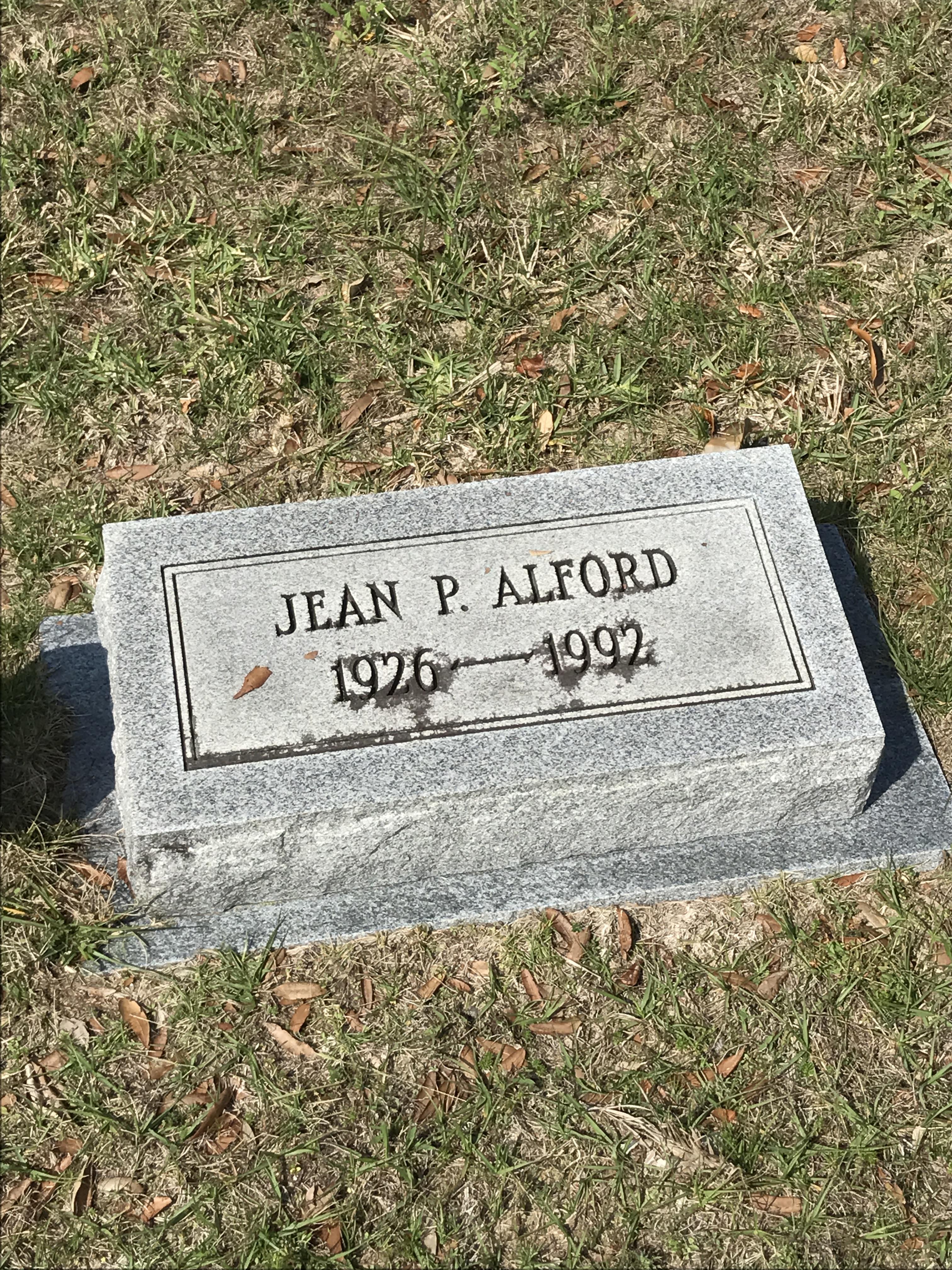 Clara Jean Parker Alford